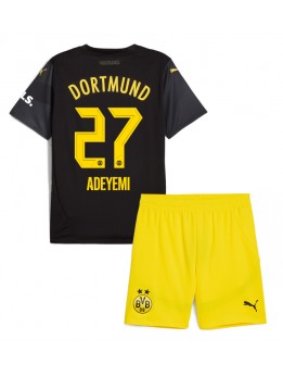 Detské Futbalové oblečenie Borussia Dortmund Karim Adeyemi #27 2024-25 Krátky Rukáv - Preč (+ trenírky)